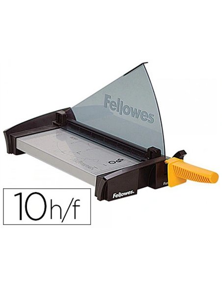 Cisaille fellowes fusion a3 capacité coupe 10f presse manuelle protection safecut coupe rabattable 679x209x65.