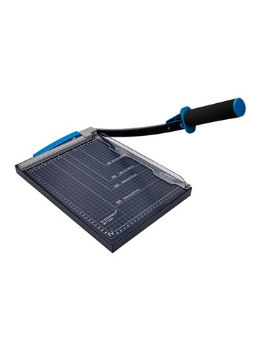 Cisaille q-connect métal format a4 capacité coupe 10f pression manuelle 60x300x350mm.