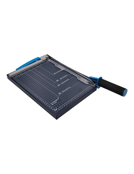 Cisaille q-connect métal format a4 capacité coupe 10f pression manuelle 60x300x350mm.