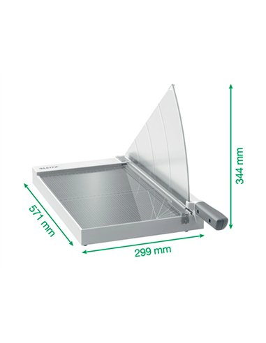 Cisaille leitz precision office a4+ jusqu'a 15 feuilles.