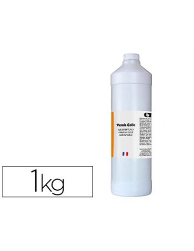 Vernis colle cléopâtre tous supports poreux finition satinée 1kg.