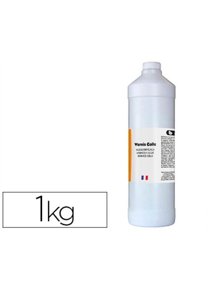 Vernis colle cléopâtre tous supports poreux finition satinée 1kg.
