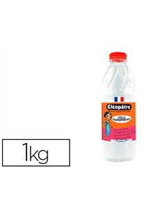 Colle scolaire cléopâtre papier carton travaux manuels sans solvant bidon 1l.