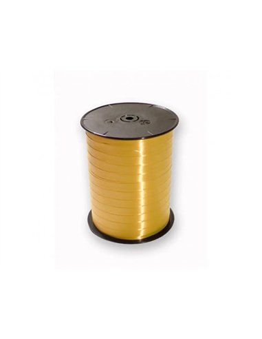 Bolduc clairefontaine coloris or bobine 500mx7mm.