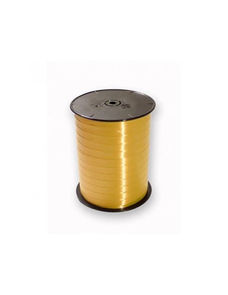 Bolduc clairefontaine coloris or bobine 500mx7mm.