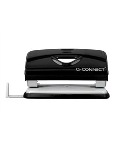 Perforateur q-connect kf14214 2 trous ouverture 1mm capacite 10 feuilles coloris noir. 2
