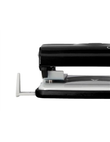 Perforateur q-connect kf14217 2 trous ouverture 2mm capacite 20 feuilles coloris noir.