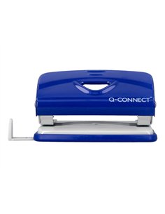 Perforateur q-connect kf14215 2 trous ouverture 1mm capacite 10 feuilles coloris bleu. 2