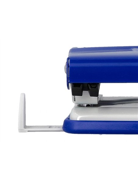 Perforateur q-connect kf14215 2 trous ouverture 1mm capacite 10 feuilles coloris bleu.