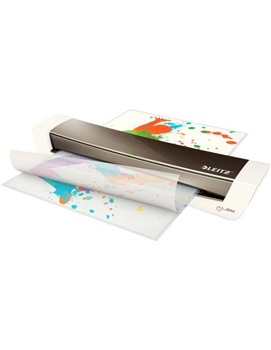 Plastifieuse leitz ilam home office a3 préchauffage 3min pour pochettes 80 à 125 microns gris foncé.