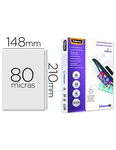 Pochette a plastifier a5 80á b.