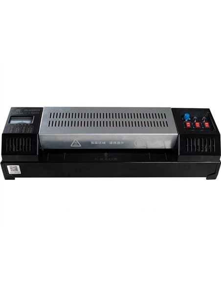 Plastifieuse q-connect professionnelle a3 resistance aux chocs a chaud jusqu'à 200 mc 4 rouleaux vitesse.