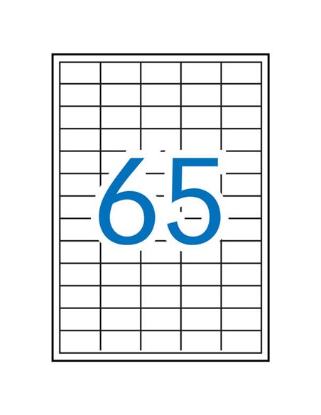 Étiquettes laser blanches permanentes Apli 38,0 x 21,2 mm, 250 feuilles