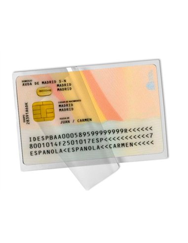 Pochette plastification q-connect à chaud économique format 110x75mm 125 microns boîte 100 unités.