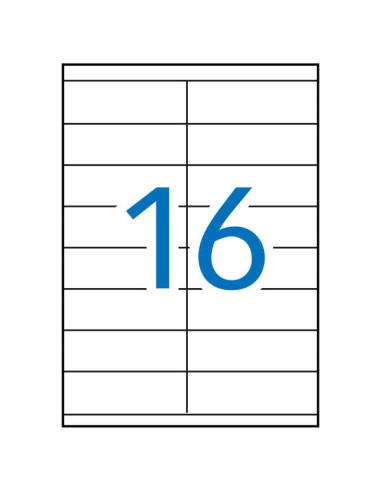 Étiquettes laser blanches permanentes Apli 105,0 x 35,0 mm, 250 feuilles