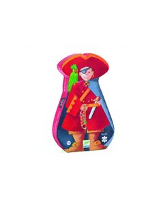 Puzzles carton 30 a 40 pieces djeco le pirate et son tresor pieces en carton 36 pieces.