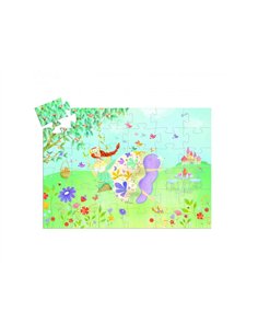 Puzzles carton 30 a 40 pieces djeco la princesse du printemps 36 pieces.