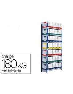 Étagère paperflow rang'éco lot 5 plateaux isorel 35cm.