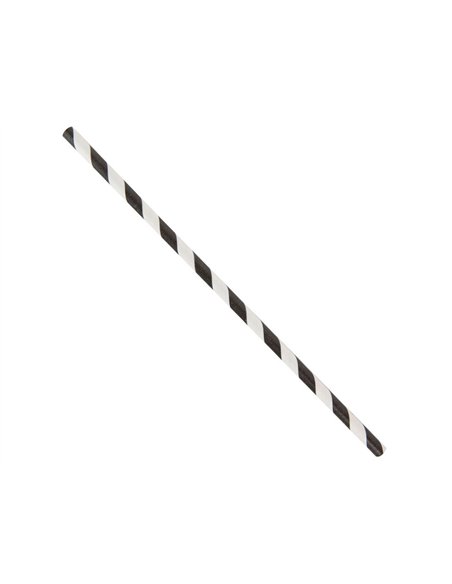 Paille papier torsad.L20 p/100.