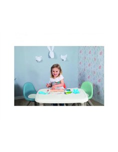 Table enfant smoby toys en plastique pieds souffles 4 enfants utilisation interieure 76x52x45cm. 2