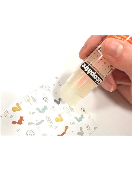 Stick de colle cleopatre invisible forte usage intensif sans solvant carton papier photos des 6 ans 21gr.