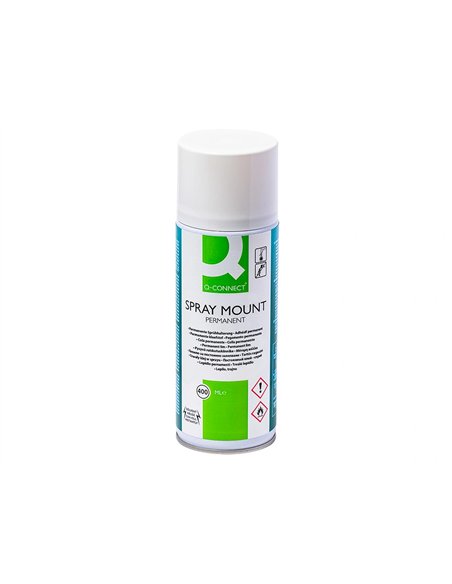 Colle q-connect adhesif spray mount adhesif permanent flacon 400 ml.