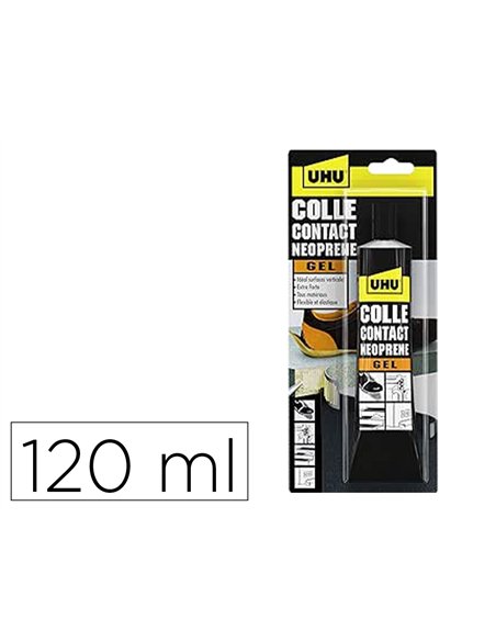 Colle uhu n opr ne gel tous supports reajustable flacon 120ml.