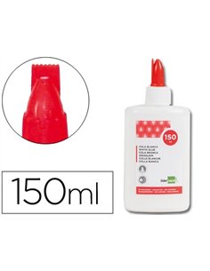 Colle vinylique liderpapel blanche travaux manuels papier autres matériaux rapide adhérence sans solvant pot 150ml.