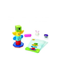 Le totem smart construction magnetique avec fiches defis 8 pieces et 24 fiches.