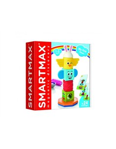 Le totem smart construction magnetique avec fiches defis 8 pieces et 24 fiches. 2