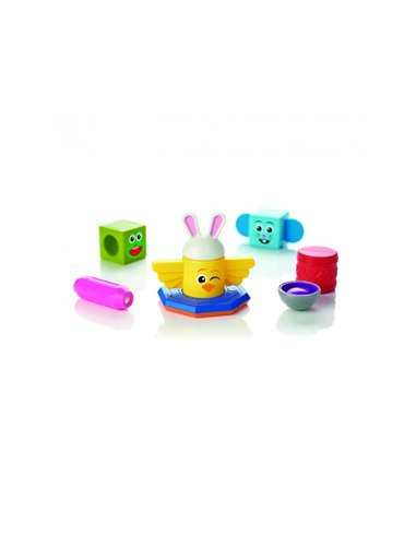 Le totem smart construction magnetique avec fiches defis 8 pieces et 24 fiches.