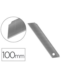 Lame 18mm de rechange q-connect pour cutters kf10632/kf10635/kf10937/kf10634 blister 12 unites.