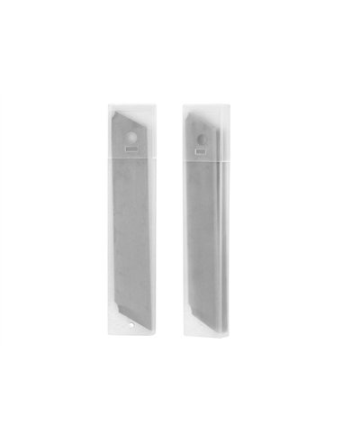 Lame 18mm de rechange q-connect pour cutters kf10632/kf10635/kf10937/kf10634 blister 12 unites.