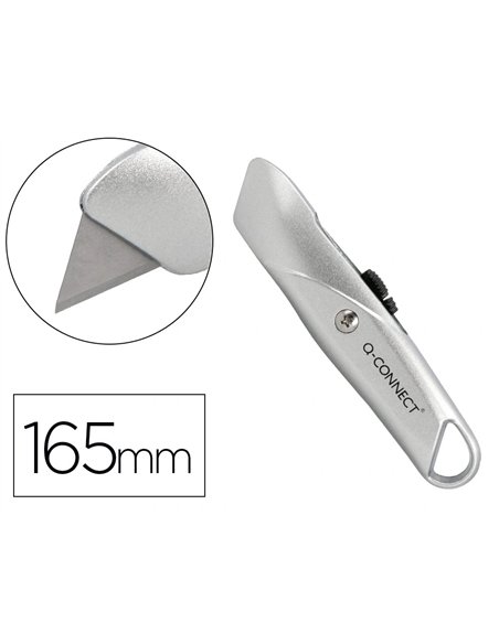 Cutter xd-53 q-connect en metal lame 18mm rectractable mecanisme de blocage.