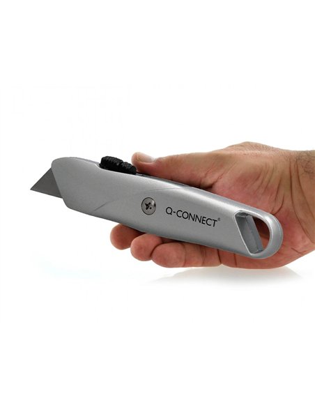 Cutter xd-53 q-connect en metal lame 18mm rectractable mecanisme de blocage.
