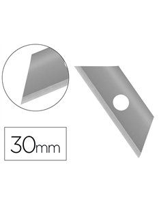 Lame rechange q-connect cutter étroit 9mm blister 10 unités.