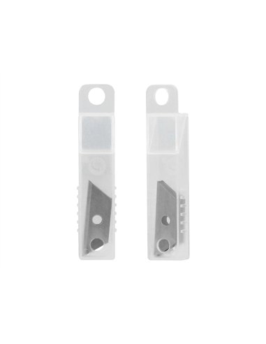 Lame rechange q-connect cutter étroit 9mm blister 10 unités.