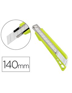 Cutter large xd-43 q-connect lame retractable interchangeable en ceramique 18mm precoupee guide lame.