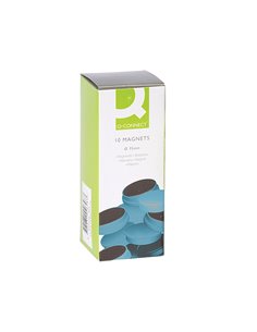 Aimant q-connect diamètre 35mm affichage signalisation toutes surfaces métalliques coloris bleu boîte 10 unités. 2