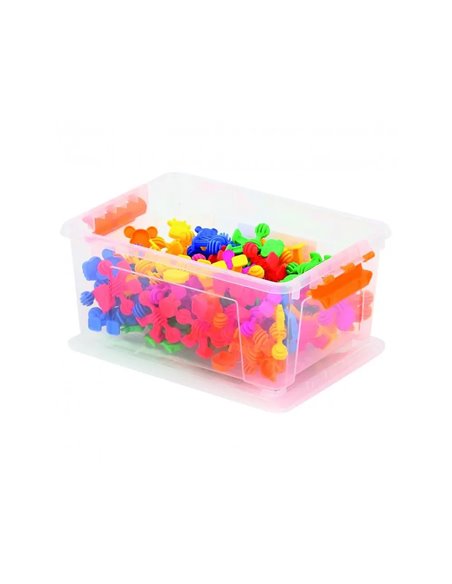 Animaux souples a connecter vinco educational plastique souple et silencieux diametre 6 cm 72 pieces.