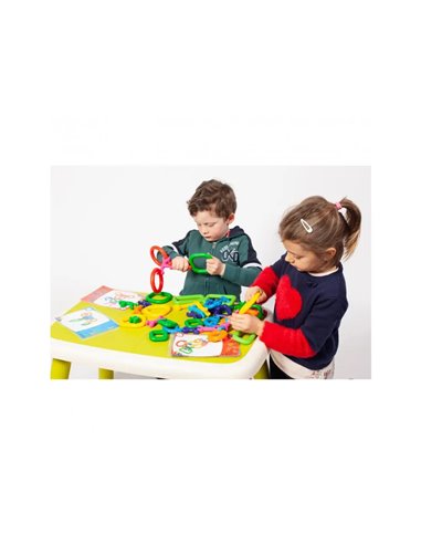 Atelier clips lap jeu de constrcution creation de vehicules personnages o animaux colores 50 clips 12.