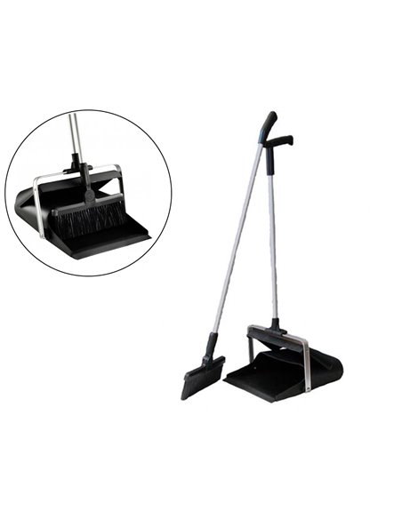 Balayette pelle bascul.+manche.