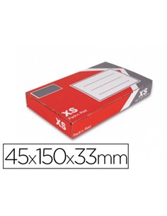 Boîte expédition postale gpv pack'n post 245x150x33mm taille xs emplacement précasé livrée plat.
