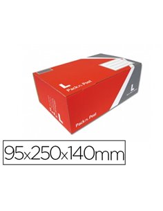 Boîte expédition postale gpv pack'n post 395x250x140mm taille l emplacement précasé livrée plat.