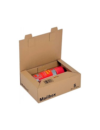Boite expedition postale logistipack kraft format s coloris brun.