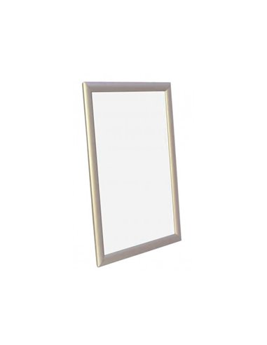 Cadre affichage mural q-connect aluminium format a4 24x32,7x1,2cm coloris argent.