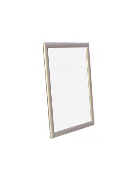 Cadre affichage mural q-connect aluminium format a4 24x32,7x1,2cm coloris argent.