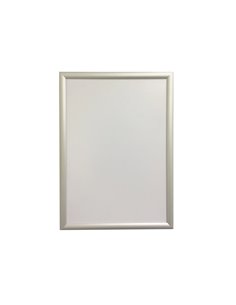 Cadre affichage mural q-connect aluminium format a4 24x32,7x1,2cm coloris argent.