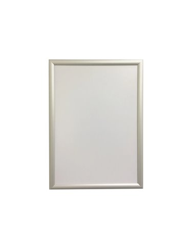Cadre affichage mural q-connect aluminium format a4 24x32,7x1,2cm coloris argent.