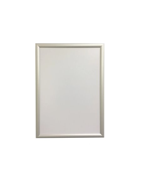 Cadre affichage mural q-connect aluminium format a4 24x32,7x1,2cm coloris argent.